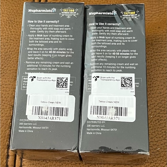 Tattoo Numbing Cream - Black - Picture 2 of 3